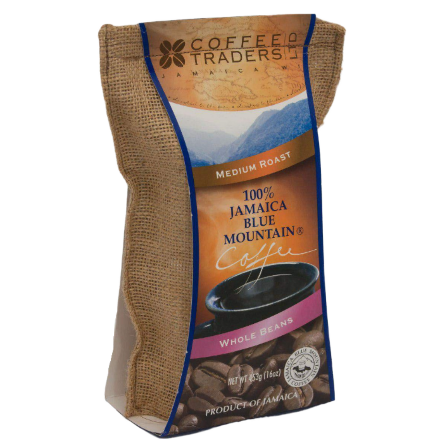 100% Jamaica Blue Mountain Coffee Ground