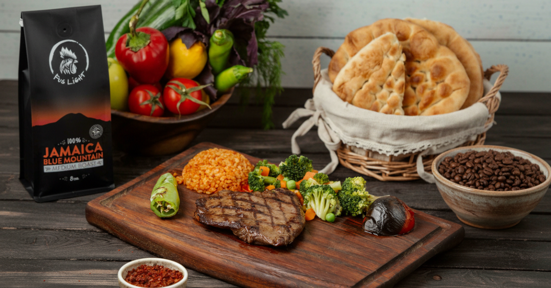 cook with coffee using blue mountain coffee for steaks