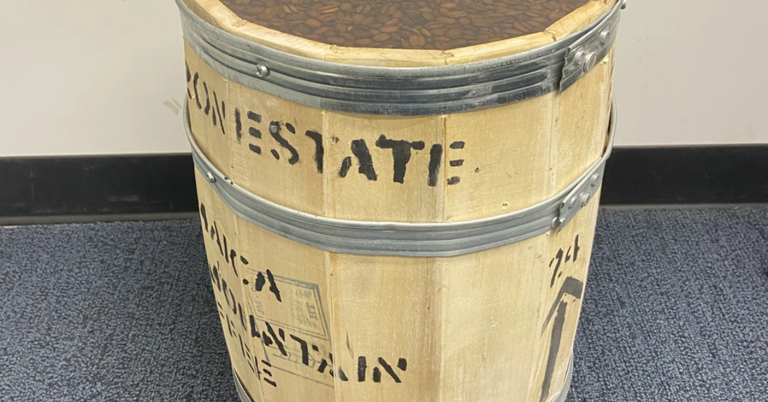 how to finish aspen coffee barrels