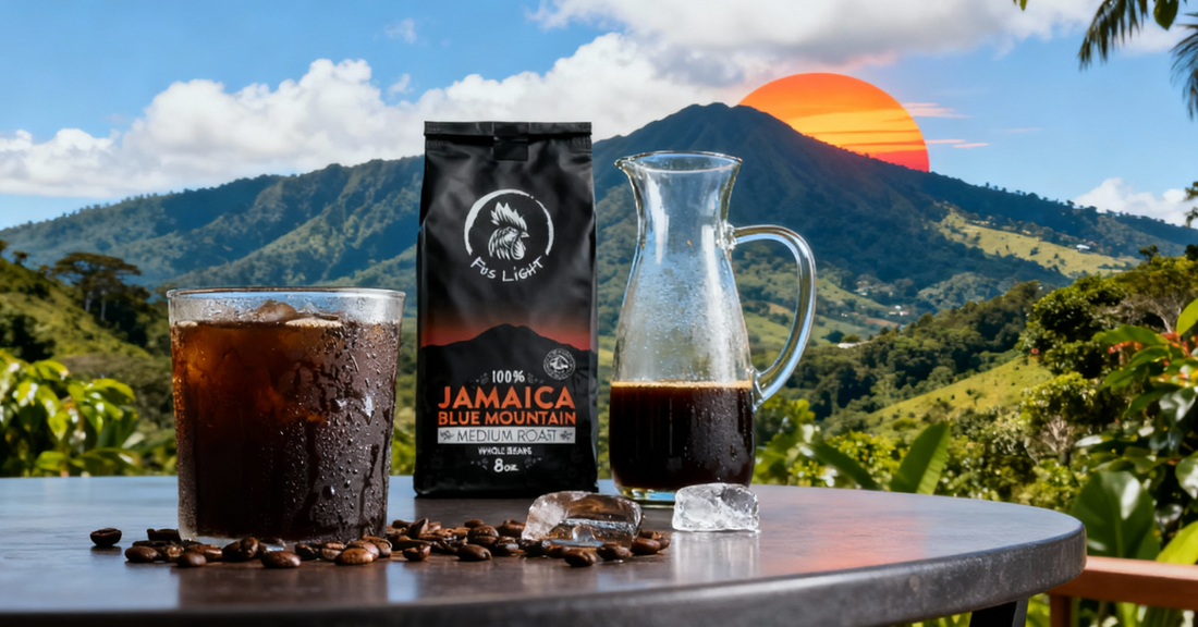 making really good cold brew coffee with blue mountain beans