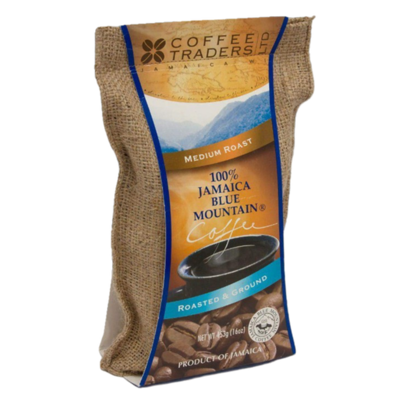 100% Jamaica Blue Mountain Coffee Ground